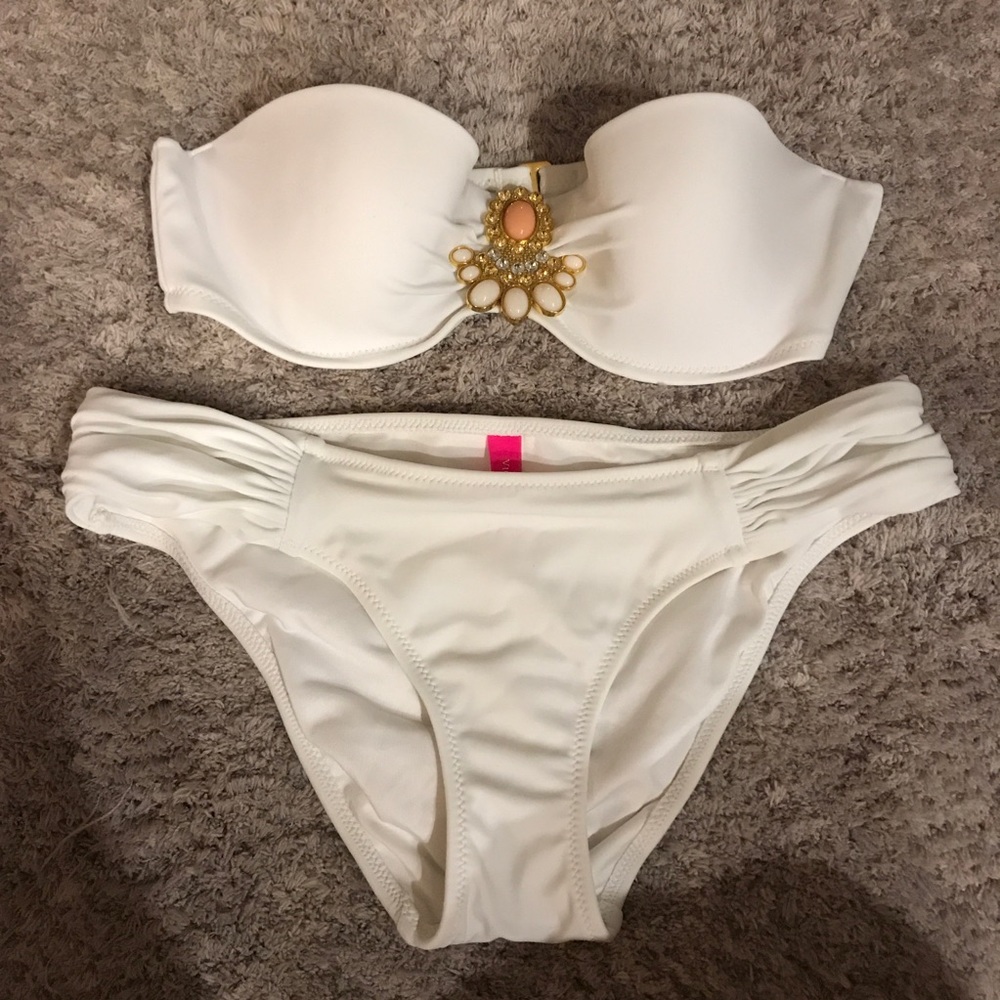 Victoria Secret white bikini